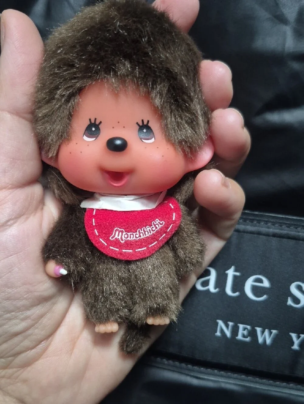 Sekiguchi Monchhichi plush keychain mascot